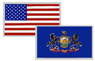 State Flag Reflective Decals