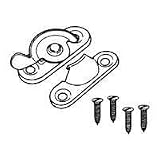 Steel Sash Lock, 2 1/2 White