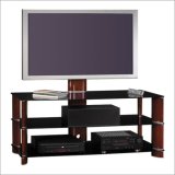 Bush Furniture VS11550-03 - Segments Swivel Plasma TV Stand w/ Mounting Bracket