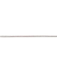 Sterling Silver 16 Inch 030 Diamond Cut Mirror Box Chain - 1.0mm Wide