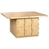 4-Station Maple Workbench W/ 4 Vises