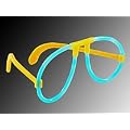 infactory Lustiges Pilotenbrillen-Gestell f�r Knicklichter, 10er-Set