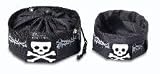 Sierra Dog Supply Black TRAVEL BOWL with Skull & Crossbones at THE REGAL DOG