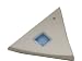 Triangular Incense Holder Blue inset