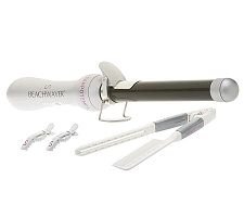 women do not stop beauty:Sarah Potempa BEACHWAVER Rotating Curling Iron, Clips & Comb