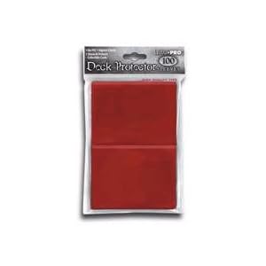 100 Count Red Deck Protector Sleeves by 