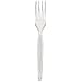 Dixie FH017 Heavy Weight Polystyrene Fork, 7.13" Length, Crystal Clear (Case of 1,000)