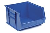 Premium Stacking Bin 16-1/2 X 18 X 11 Blue. Package of 3