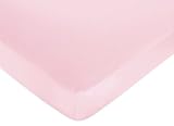 Fitted Crib Sheet for Pink and Brown Elephant Baby Toddler Bedding by JoJO Designs - Pink