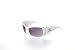 Womens Designer DG Eyewear Rhinestone Sunglasses White 2618 with Microfiber Bag block 100% UVB UVA