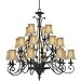 Thomas Lighting - M3020-22 : Wisteria Traditionally styled twenty-light foyer/hall fi...