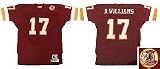 Doug Williams 1986 Washington Redskins #17 Authentic Throwback Mitchell and Ness NFL Football Jersey (Burgundy)