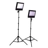 Interfit Photographic CyberLite Fluorescent Daylight Two Head Kit with Lightstands.