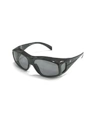 Birdz Eyewear Beak 1.1 mm Polarized Sunglasses Brown Tortoise Print Frame (Fits over glasses)... by