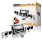 K&ouml;nig SEC-UNIT30 25 cm (10 Zoll) LCD/TFT Momitor mit 4 Plug und Play Kameras