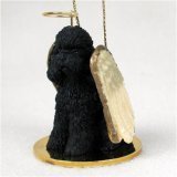 Poodle, Black, Sport Cut Tiny Ones Dog Angels (2 in)