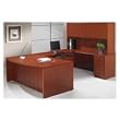 Rudnick RUDALP44CH Credenza Hutch- 4-Doors- 14in.x70in.x39in.- Cherry
