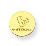 14K HouSton Texans Round Disc Tie-Tac