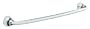 KOHLER K-11371-CP Forte Sculpted 24-Inch Towel Bar, Polished Chrome
