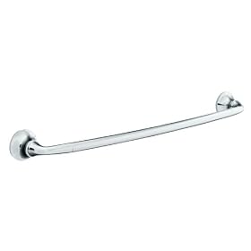 KOHLER K-11371-CP Forte Sculpted 24-Inch Towel Bar, Polished Chrome