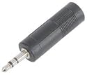 Adaptor 3.5mm stereo plug to 6.3mm stereo socket