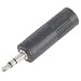 Buget Adaptor 3.5mm stereo plug to 6.3mm stereo socket