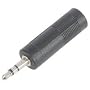 Adaptor 3.5mm stereo plug to 6.3mm stereo socket