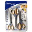 Westcott Titanium Bonded Scissor Pack, 8 and 7, Pack of 3