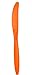 Amscan Big Party Pack Plastic Knives, Pack of 100, Orange Peel