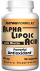 Jarrow Formulas, Alpha Lipoic Acid with Biotin, 100 mg, 90 Capsules