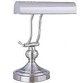 Piano Desk Lamp, Satin Nickel