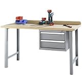 Produkt-Bild: Werbank-System MDF, Grundeinheit, lichtgrau
