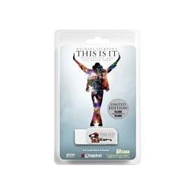 Kingston DataTraveler 2 GB USB 2.0 Flash Drive with Preloaded Michael Jackson THIS IS IT Movie KR-U212G-2EAJQ