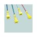 Rubbermaid&reg; Fiberglass Gripper Mop Handle, Yellow/Gray