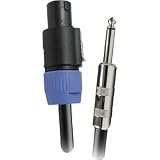 Speakon To 1/4 Male Speaker Cable
