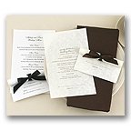 Bright White Place Card Scrolls with Menu