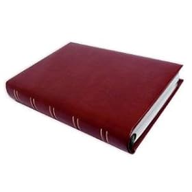 Our SLIM LINE album in soft burgundy bonded leather - 4x6