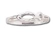 Solid Sterling Silver Christian Fish Light Ring