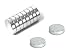 10 Neodymium Magnets 1/2 x 1/8 inch Disc N48