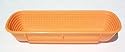 Rectangular Proofing Basket 5-1/8" x 13-3/4" Orange Polypropylene