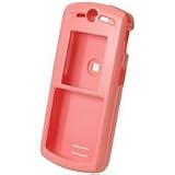 PINK RUBBERIZED PROGUARD HARD CASE COVER (With Optional Detachable Belt Clip) for MOTOROLA L7c SLVR (Retail Packaging)