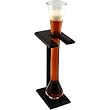 Half Yard of Ale Beer Glass with Wood Stand