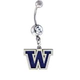 Washington Huskies Sexy Belly Navel Ring