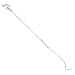 Sterling Silver 10 inch Hollow Polished Dolphin Anklet - 10 inch