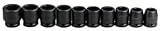 Stanley Proto J07500-10 10 Piece 6 Point 3/4 Drive Impact Socket Set