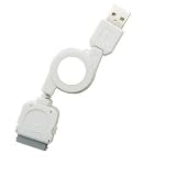 Ex-Pro iPod USB Retractable Cable Lead 1.2m - Suitable for Apple , iPhone, i Phone, iTouch, iPod, i pod, iPod Mini, iPod Video, iPod shuffle, iPod with Dock Connector, iPod Clickwheel and iPod Colour screen, ipod Color, iPod U2, i Touch, Classic, iPod Nano (2nd/3rd Generation). Connect your iPod with ease.
