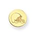14K Cleveland Browns Disc Tie Tac