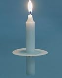 Review Medusa International Trade Inc  / Short white household candle (Box of 60)