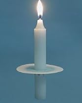 Short white household candle (Box of 60)