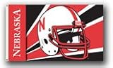 Nebraska Helmet 3x5 Flag